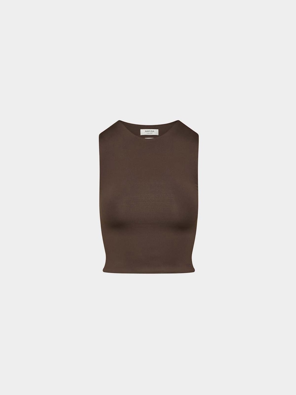 Aritzia Contour Brown Sleeveless Top XS
